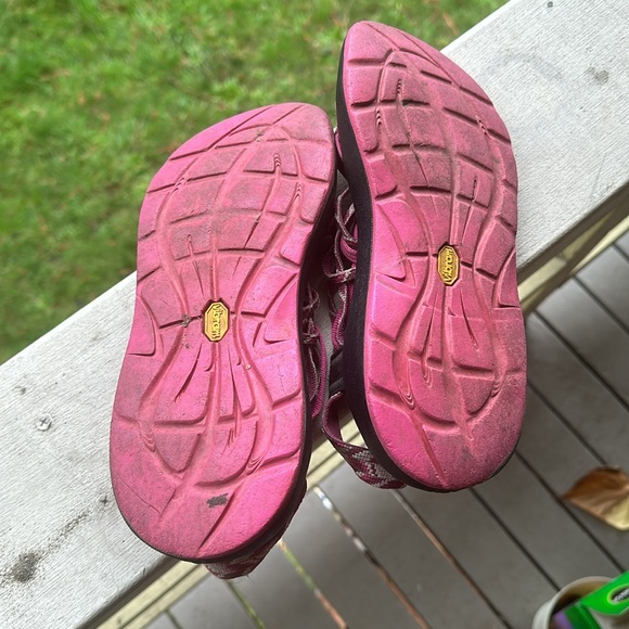 Chaco’s ZX3 triple strap toe loop hiking sandal womens size 8 - Picture 2 of 3